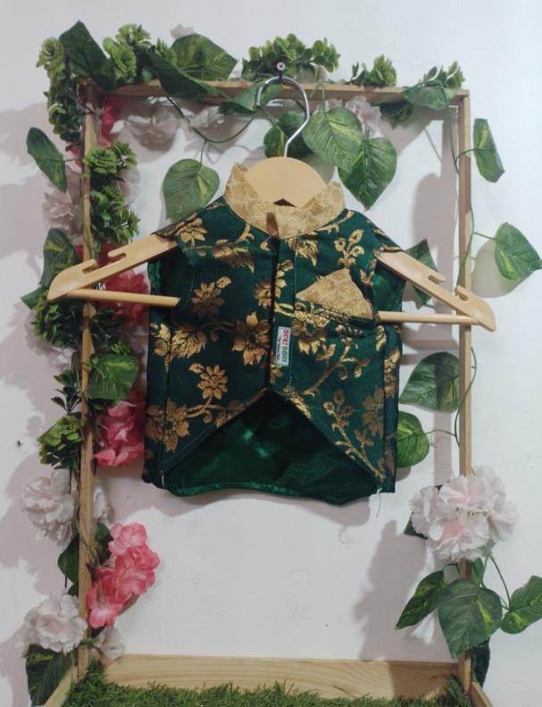 Sherwani for Dogs & Cats – Traditional Ethnic Wear Multi Color - Image 2