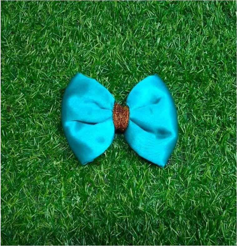 Polka Dot Pet Bow for Dogs & Cats Red Colour - Image 2