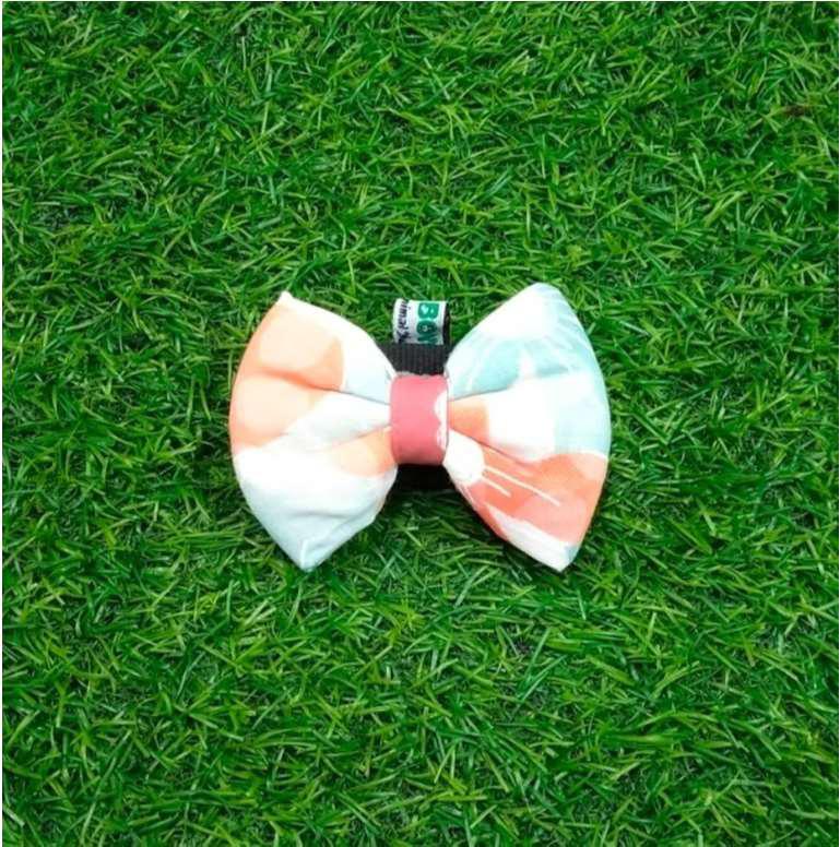 Polka Dot Pet Bow for Dogs & Cats Red Colour - Image 2